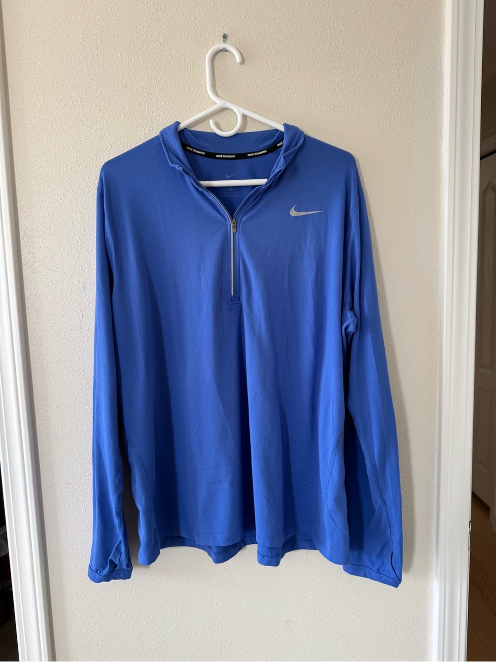 Nike Running Women’s Sz 1X Blue Dri Fit 1/4 Zip Pullover